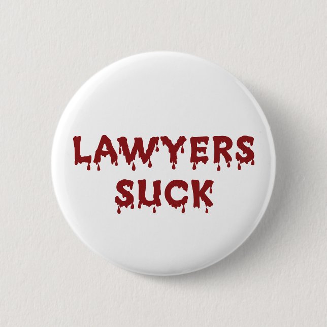 Badge Rond 5 Cm Les avocats sont nuls (Devant)