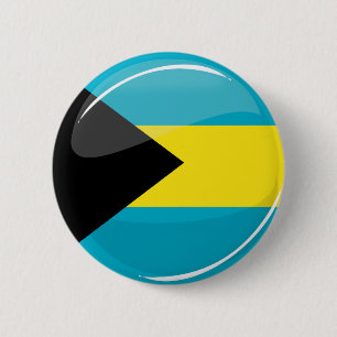 Badge Rond 5 Cm Les Bahamas diminuent en rond et brillant