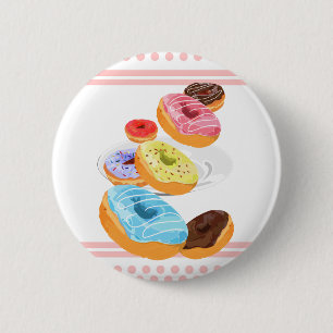 Badge Rond 5 Cm Les beignets