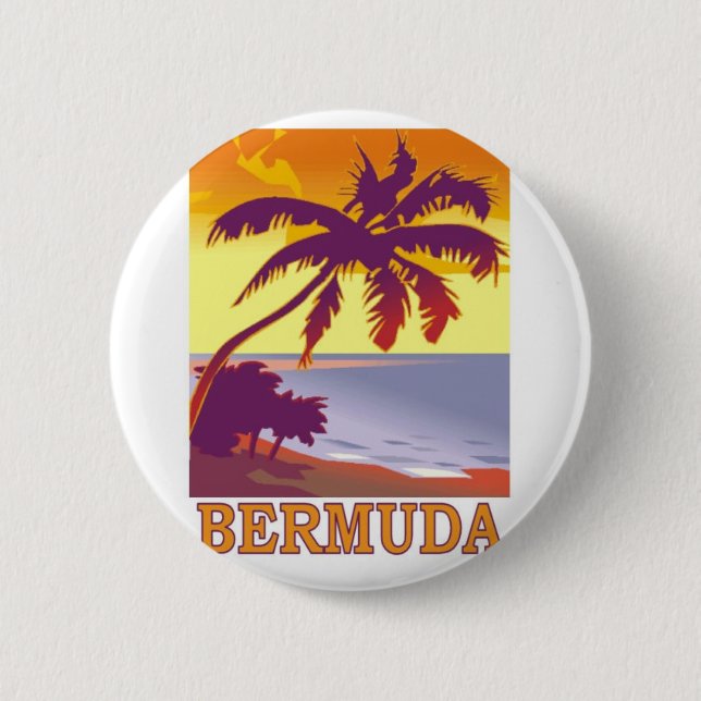 Badge Rond 5 Cm Les Bermudes (Devant)