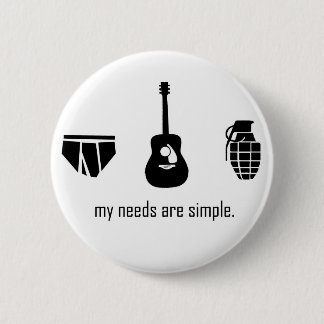 Badge Rond 5 Cm Les besoins simples