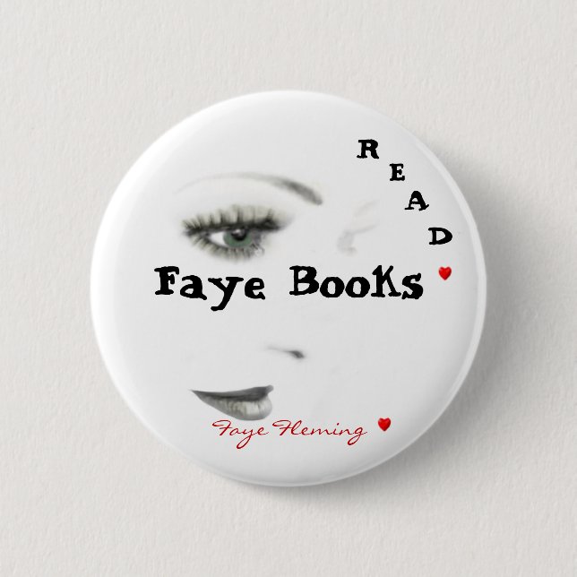 Badge Rond 5 Cm Les boutons ont indiqué Faye Fleming (Devant)