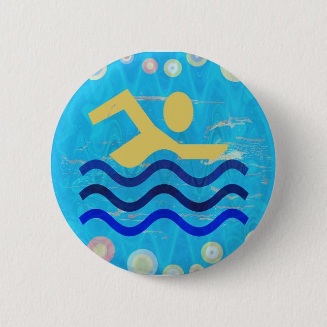 Badge Rond 5 Cm Les BOUTONS refroidissent l'esprit en périodes (Devant)