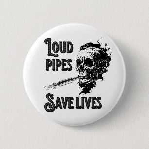 Badge Rond 5 Cm Les canalisations fortes sauvent des vies