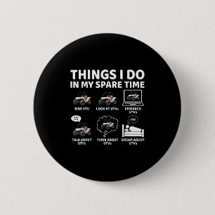 Badge Rond 5 Cm Les Choses Que Je Fais Dans Mon Temps De Secours D