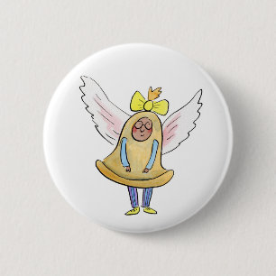 Badge Rond 5 Cm Les Cloches de Pâques