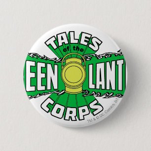 Badge Rond 5 Cm Les corps verts de lanterne - logo vert