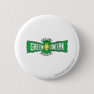 Badge Rond 5 Cm Les corps verts de lanterne - logo vert