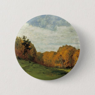 Badge Rond 5 Cm Les cueilleurs de bois au bord de la forêt