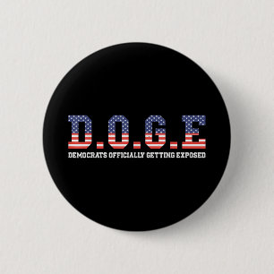 Badge Rond 5 Cm Les Démocrates Du Mème Doge S'Exposent Officiellem