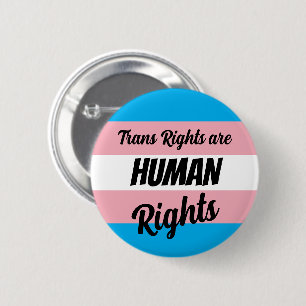 Badge Rond 5 Cm Les droits des trans sont des droits de l'homme