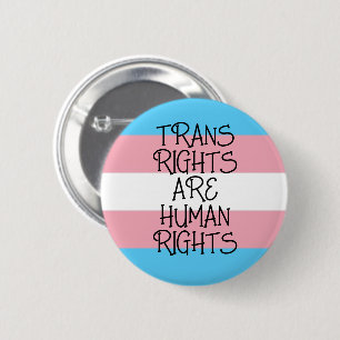 Badge Rond 5 Cm Les droits trans sont des droits humains