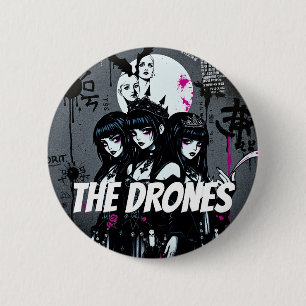 Badge Rond 5 Cm LES DRONES Sombres