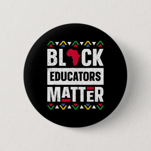 Badge Rond 5 Cm Les éducateurs noirs Problème Mois de l'histoire A