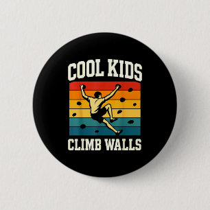 Badge Rond 5 Cm Les enfants cool grimpent aux murs Extremesrt Esca