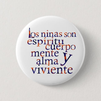 Badge Rond 5 Cm Les enfants sont SpiritBodyMindHeartSoul