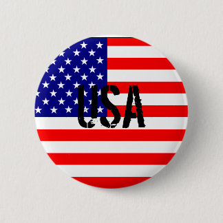 Badge Rond 5 Cm LES Etats-Unis