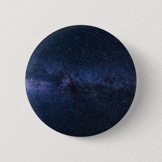 Badge Rond 5 Cm Les étoiles dans la voie lactée (Devant)