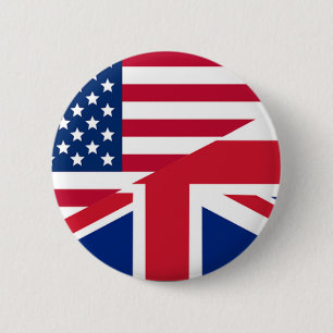Badge Rond 5 Cm Les étoiles Motifs du drapeau américain de Union