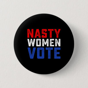 Badge Rond 5 Cm Les femmes odieuses votent 