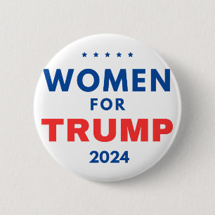 Badge Rond 5 Cm Les Femmes Pour Trump