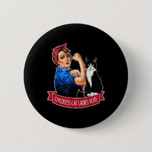 Badge Rond 5 Cm Les Femmes Sans Enfants Votent Rosie Les Femmes Du