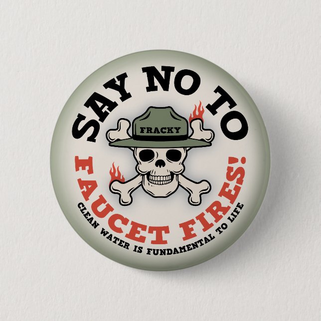 Badge Rond 5 Cm Les feux de robinet (Devant)