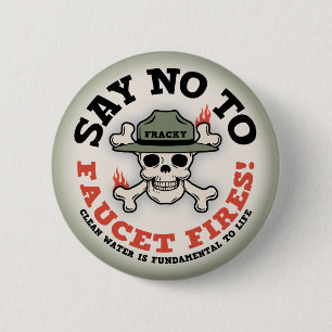 Badge Rond 5 Cm Les feux de robinet