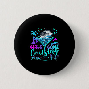 Badge Rond 5 Cm Les filles s'amusent en croisière 2025 Voyage de v