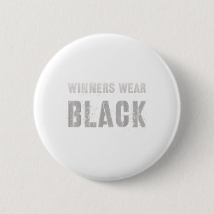 Badge Rond 5 Cm Les gagnants vintages portent une couleur noire de