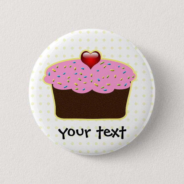 Badge Rond 5 Cm Les gâteaux mignons (Devant)