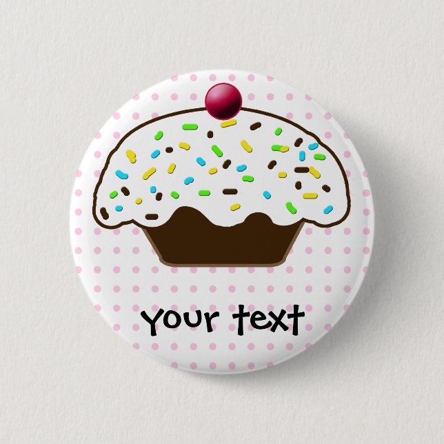 Badge Rond 5 Cm Les gâteaux mignons (Devant)