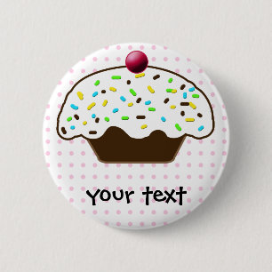 Badge Rond 5 Cm Les gâteaux mignons
