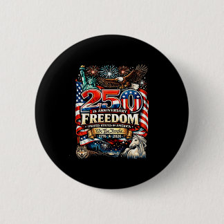 Badge Rond 5 Cm Les gens hommes femmes patriotique 250 ans amériqu