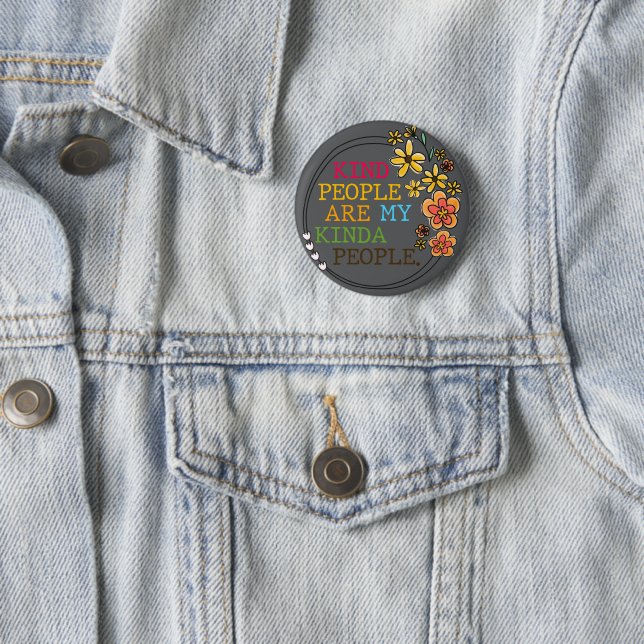 Badge Rond 5 Cm Les Gens Sont Mes Gens (En situation)