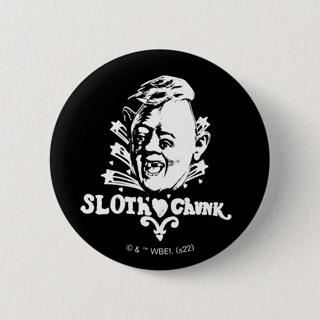Badge Rond 5 Cm Les Goonies "Sloth ♥ Chunk" (Devant)