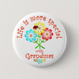 Badge Rond 5 Cm Les grand-mamans sont spéciales