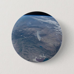 Badge Rond 5 Cm Les Incendies Sauvages Dans L'Ouest Et Le Sud-Oues