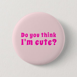 Badge Rond 5 Cm Les introvertis qui flirtent Pensez-vous que je su