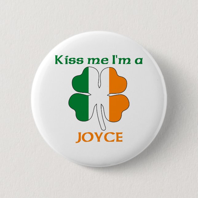 Badge Rond 5 Cm Les Irlandais personnalisés m'embrassent que je (Devant)