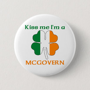 Badge Rond 5 Cm Les Irlandais personnalisés m'embrassent que je