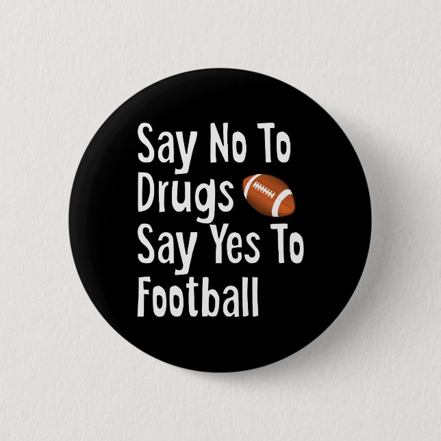 Badge Rond 5 Cm Les jeunes de la Semaine du ruban rouge disent non (Devant)