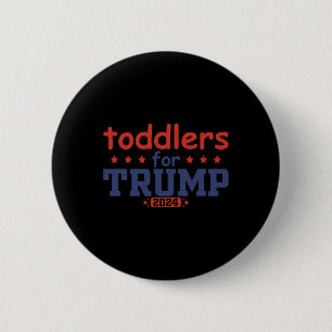 Badge Rond 5 Cm Les jeunes pour Trump Kids Trump 2024 Funny Trump