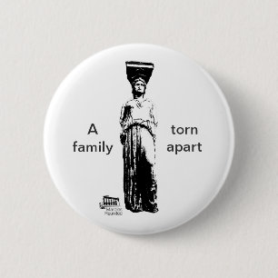 Badge Rond 5 Cm Les marbres ont réuni le bouton de cariatide