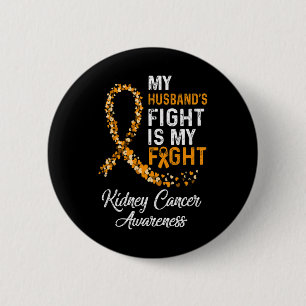 Badge Rond 5 Cm Les Maris combattent Mon combat Conscience du canc