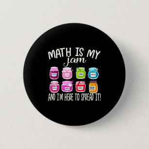 Badge Rond 5 Cm Les Maths Sont Ma Passion Et Je Suis Là Pour Les R