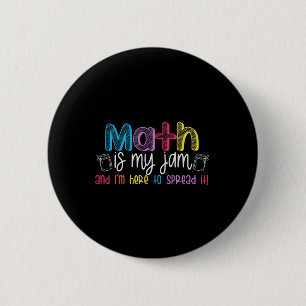 Badge Rond 5 Cm Les maths sont mon truc et je suis là pour les rép