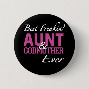 Badge Rond 5 Cm les meilleurs T-shirts de maman de tante et de
