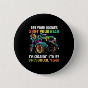 Badge Rond 5 Cm Les Moteurs Rev Transfèrent Votre Gear Im Crashin