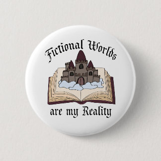 Badge Rond 5 Cm Les Mots De Fiction Sont Mon Amoureux Du Livre De